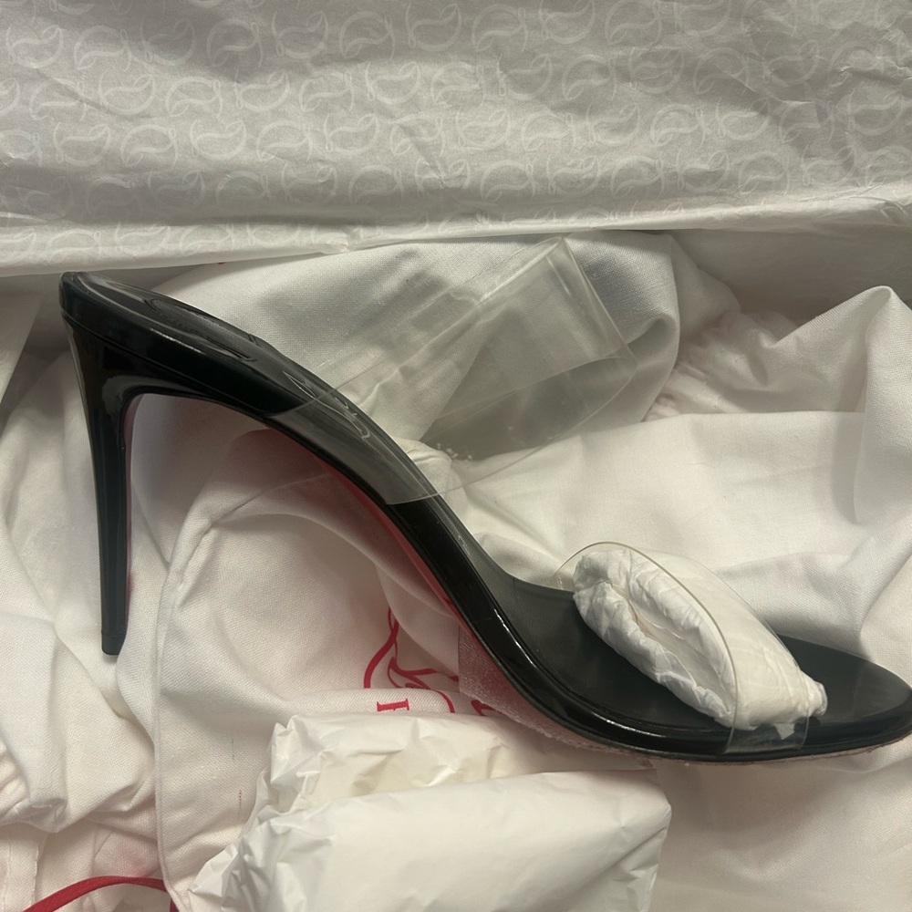 Christian Louboutin Black and Red Heels